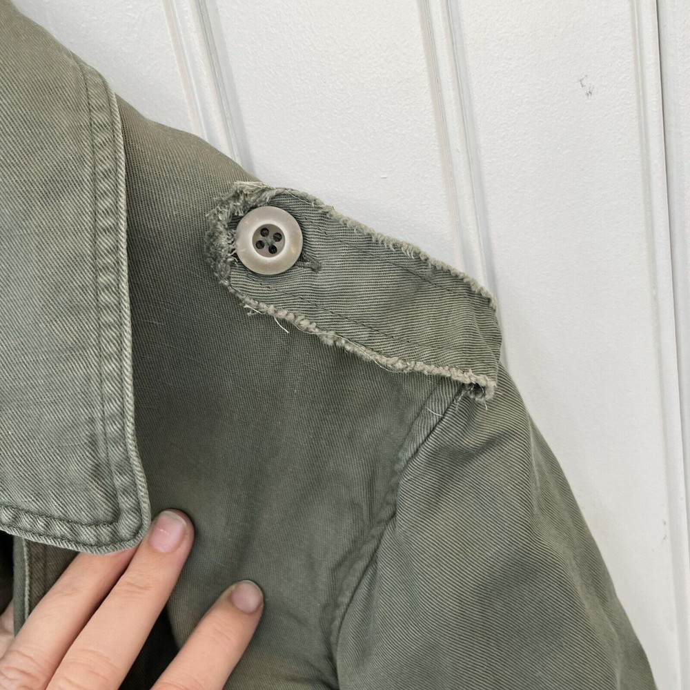 Rails Size S Barclay Crop Utility Jacket Olive Gr… - image 5